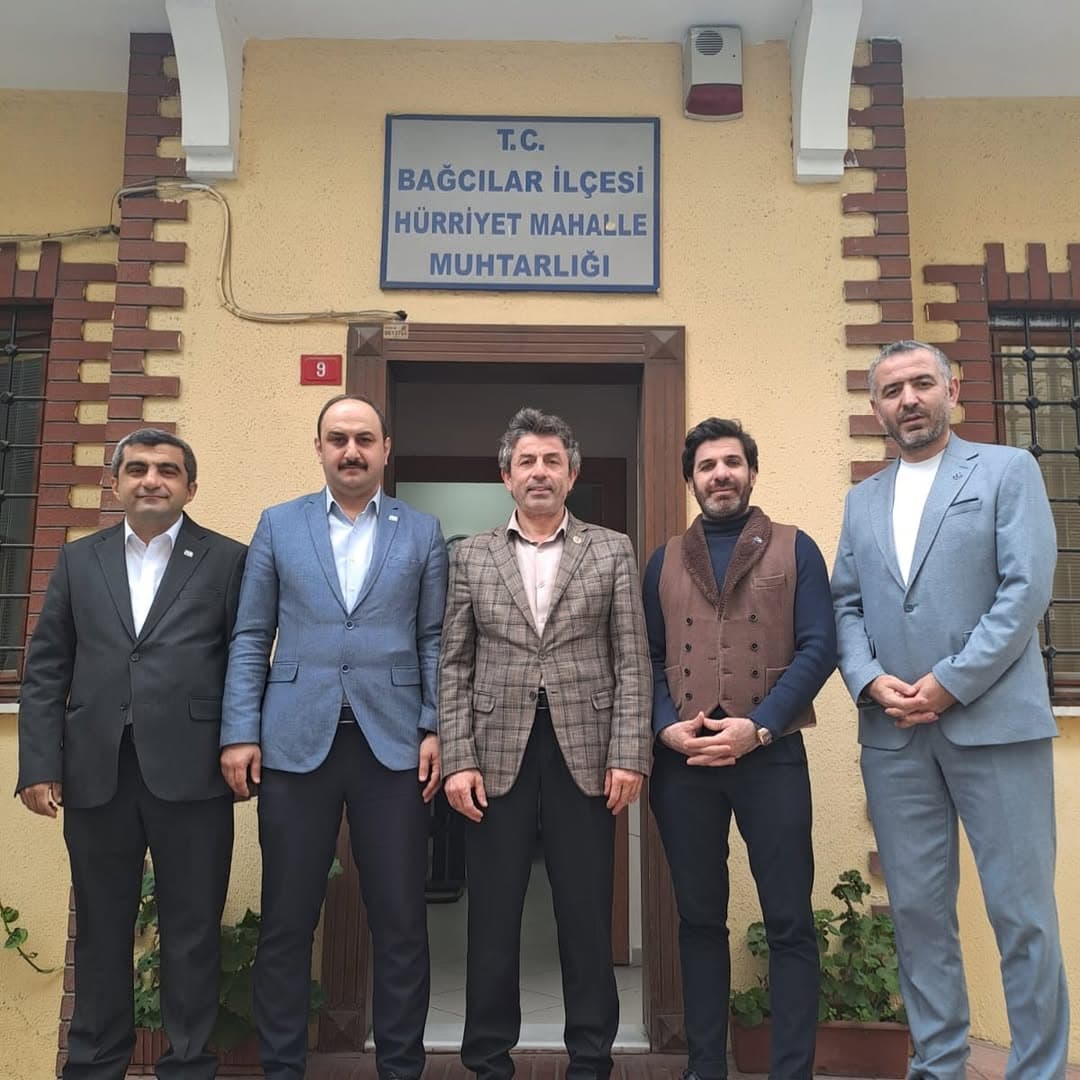 Anahtar Parti Bağcılar İlçe Başkanımız Fatih Ertürk ve yönetim kurulu üyelerimiz, Hürriyet Mahallesi Muhtarı Necip Özçakır’ı makamında ziyaret etti.